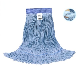 24 oz Blue Loop Mop with Blue Narrow Band